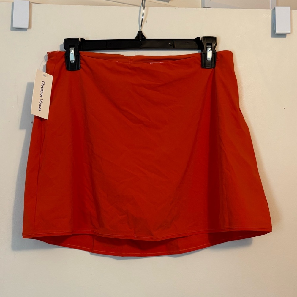 Outdoor Voices Bright Orange Skirt